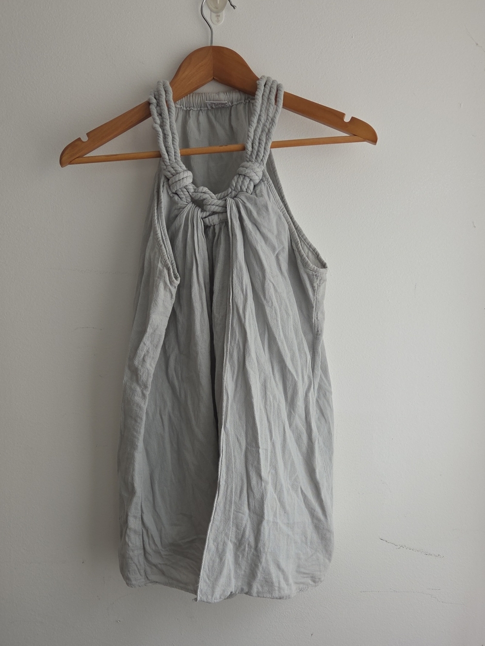 Nautical Rope Grey Tank Blouse - Picture 8 of 8